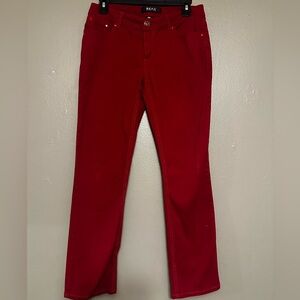 Women's Red Jeans